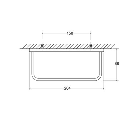 Steinberg Серия 450 Держатель для полотенца, из латуни, хром 450 2500