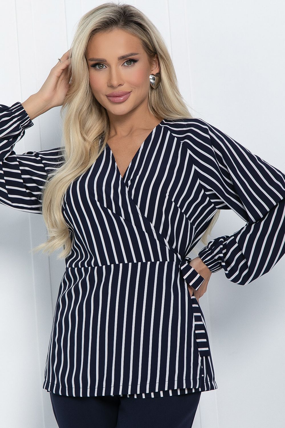 Блуза Совершенство линий (синяя) Б11451 LT Collection