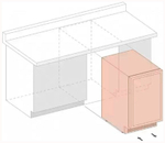Встраиваемый винный шкаф Dunavox DAUF-45.125DSS.TO