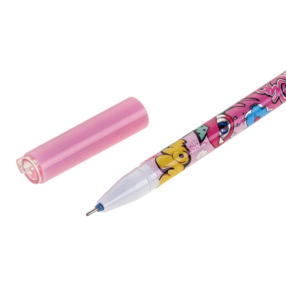 Ручка пиши-стирай "Teens" 0,5мм, синяя, 4 вида микс