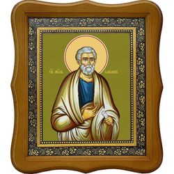 Олимп (Олимпан) апостол от 70-ти. Икона на холсте.