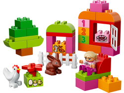 LEGO Duplo: Лучшие друзья: Курочка и кролик 10571 — All-in-One-Pink-Box-of-Fun — Лего Дупло