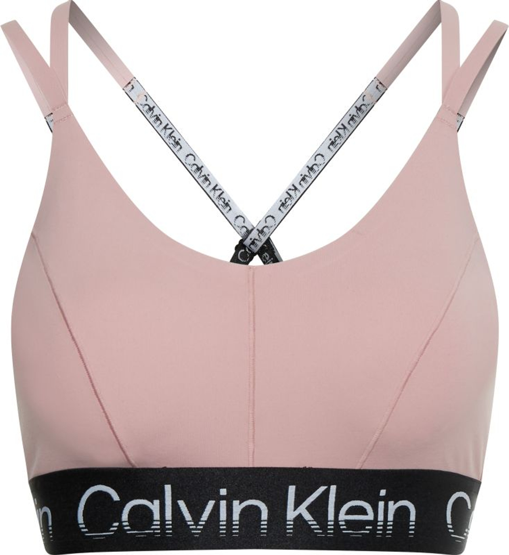 Теннисный бюстгальтер Calvin Klein WO High Support Sports - silver pink