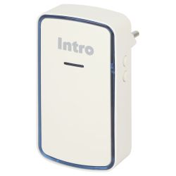 Звонок дверной Intro MP102 беспроводной LED подсветка от сети белый 38 мелодий | Электрозвонки беспроводные
