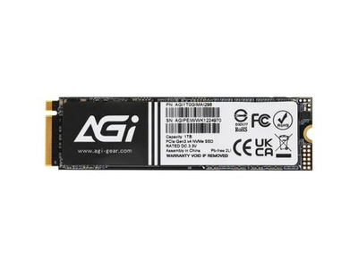 SSD накопитель AGI AI298 1ТБ, M.2 2280, PCIe 3.0 x4, NVMe [AGI1T0GIMAI298-CB]