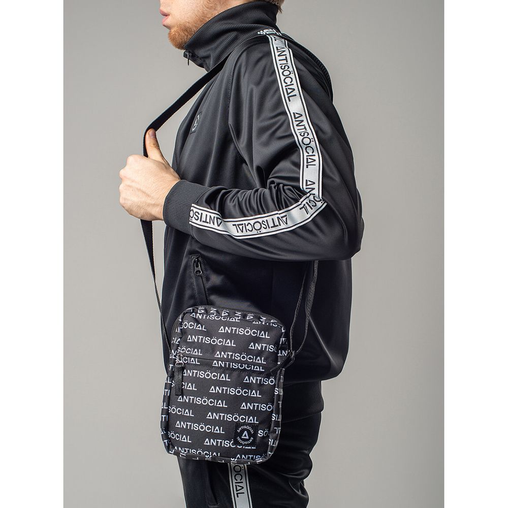 Сумка Antisocial Messenger Bar Logo Черная