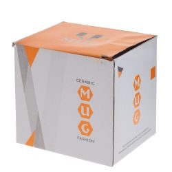 GAEM Кружка с крышкой и ложкой, 400 мл, L12,5 W9 H13,5 см, 4в.