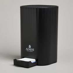 ПОДСТАВКА ДЛЯ НОЖЕЙ AGNESS С ТОЧИЛЬНЫМ КАМНЕМ 13,6*14,6*23 СМ