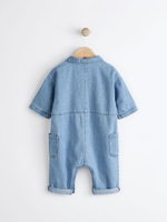 Комбинезон джинсовый для малышей Next Q96-697, Голубой