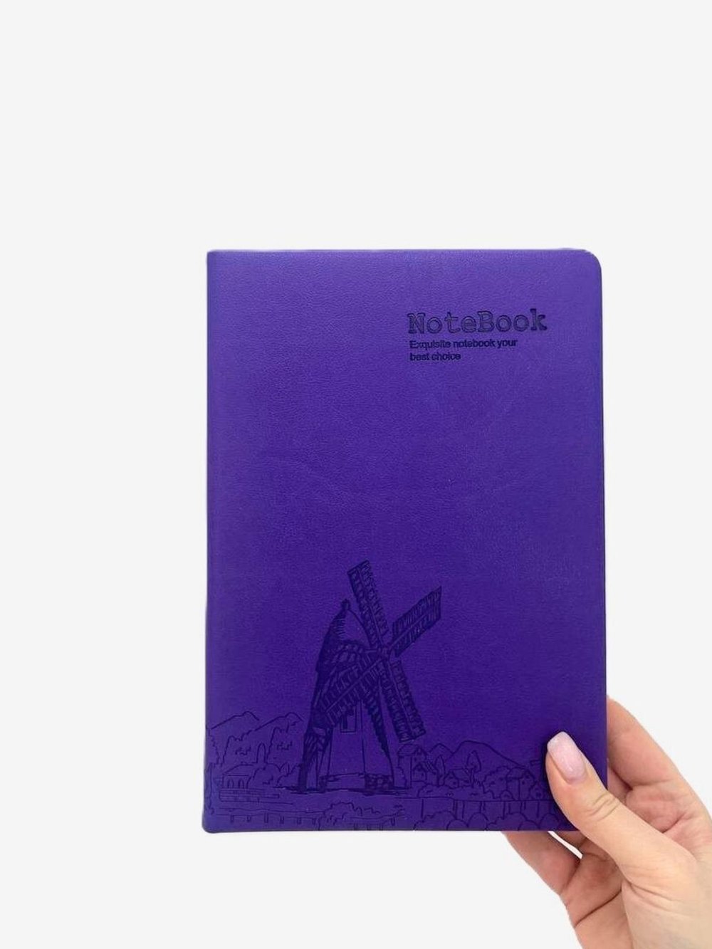 Блокнот 112 л. В5 25*17,5 см лин. фиолетовый (7674-9)