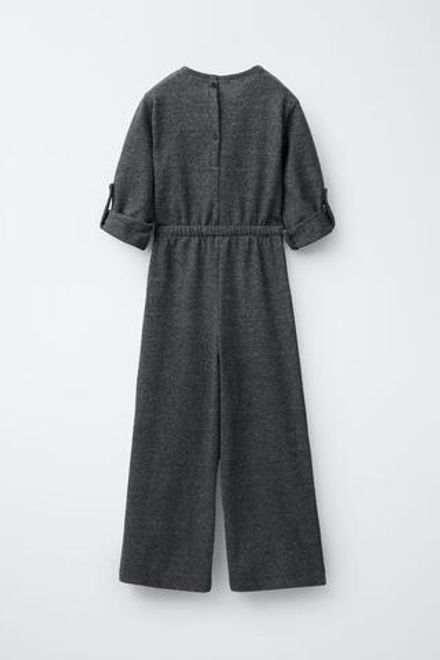 ZARA ТЕПЛЫЙ КОМБИНЕЗОН, МЯГКИЙ СЕРЫЙ