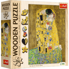 Puzzles - "200 Wooden Puzzles" - The Kiss - Gustav Klimt_FSC Mix 70%