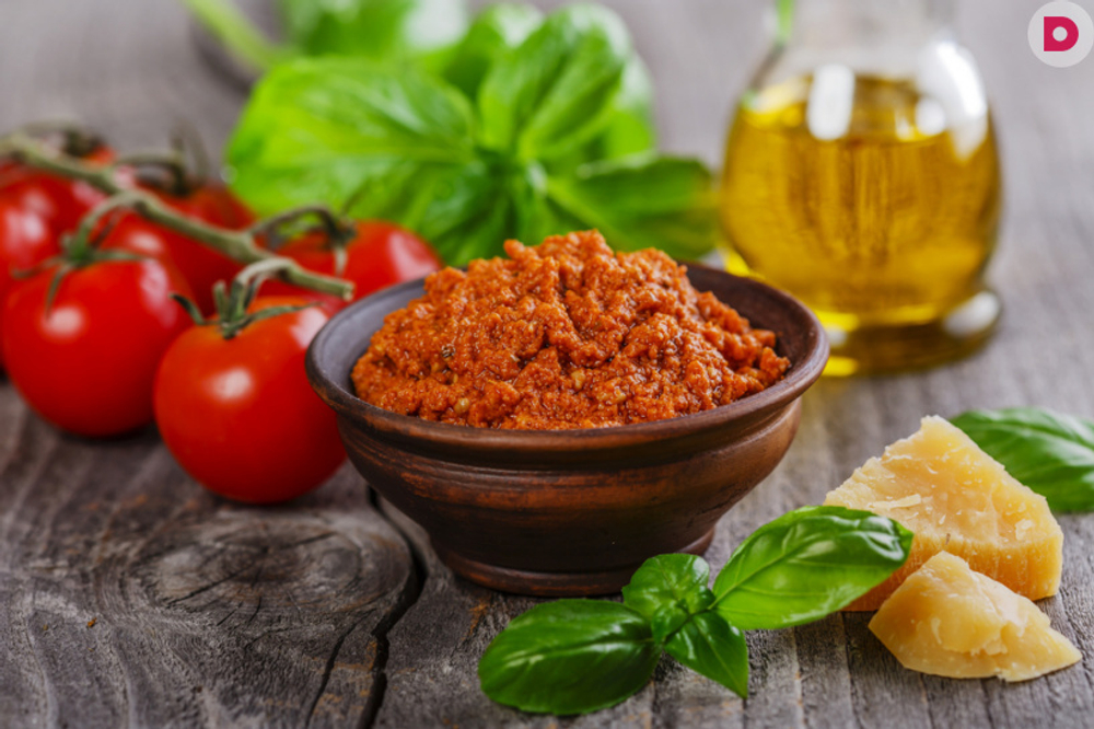 Соус песто Goccia D'oro красный 180 г Италия