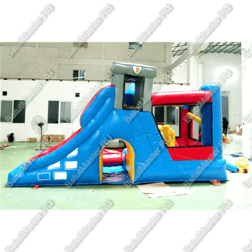 Коммерческий надувной батут "Домик приключений"