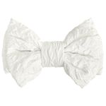 Заколки для волос НАБОР 2 шт., 10х6,5 см, зажим, с бантиком, розовый, белый, MONTE VITA, 457110