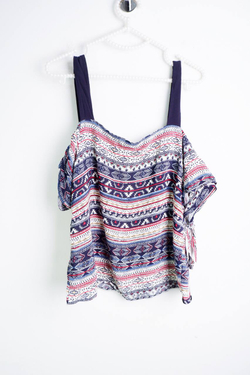 Топ Springfield вискозный, маркировка 40, визуально на 46 размер