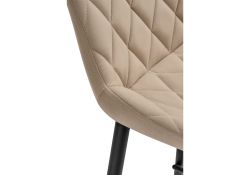 Полубарный стул Баодин Б/К бежевый / черный