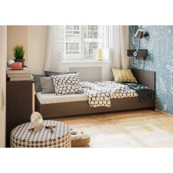 Кровать 80х200 с основанием ДСП Ронда КР-080, венге