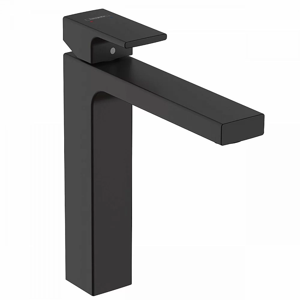 Смеситель для раковины Hansgrohe Vernis Shape 71591670 черный матовый