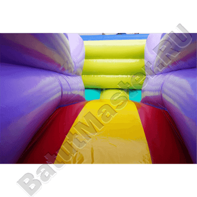 Большая надувная горка "Ящер 2"