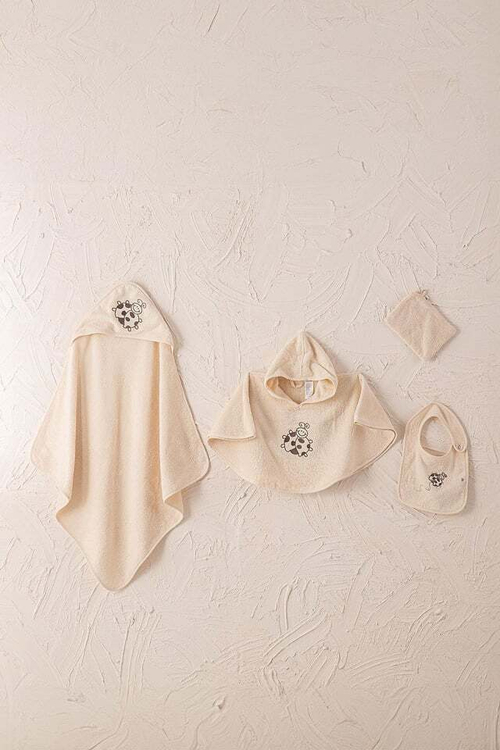 Набор для малышей с пончо и полотенцем (4 предмета) Lady Bug