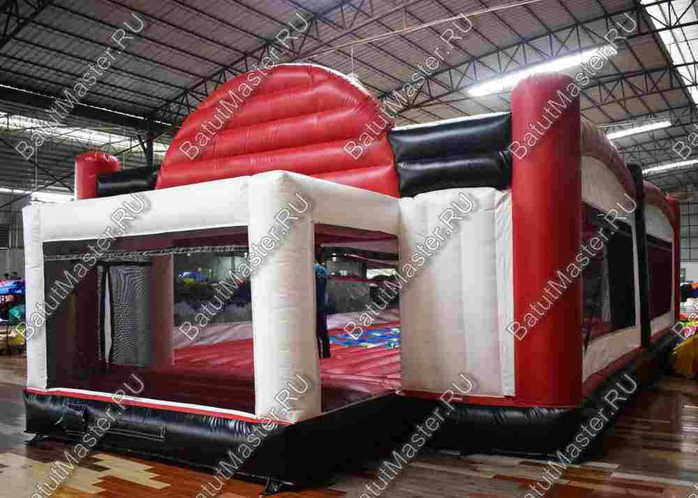 Надувная спортивная площадка "Три в одном", 16*8*2,2 м