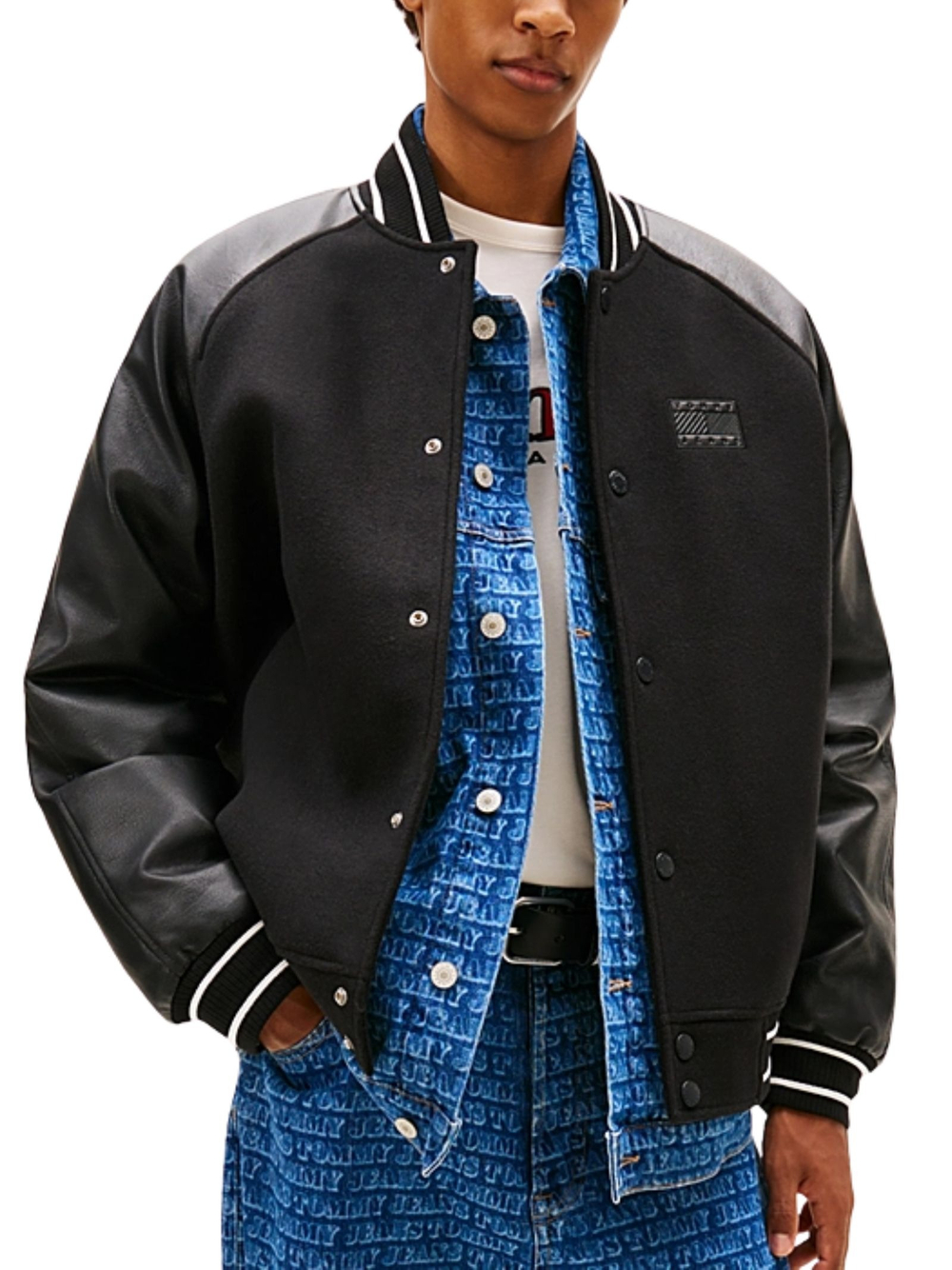 Куртка утепленная мужская TOMMY JEANS FLAG VARSITY JACKET