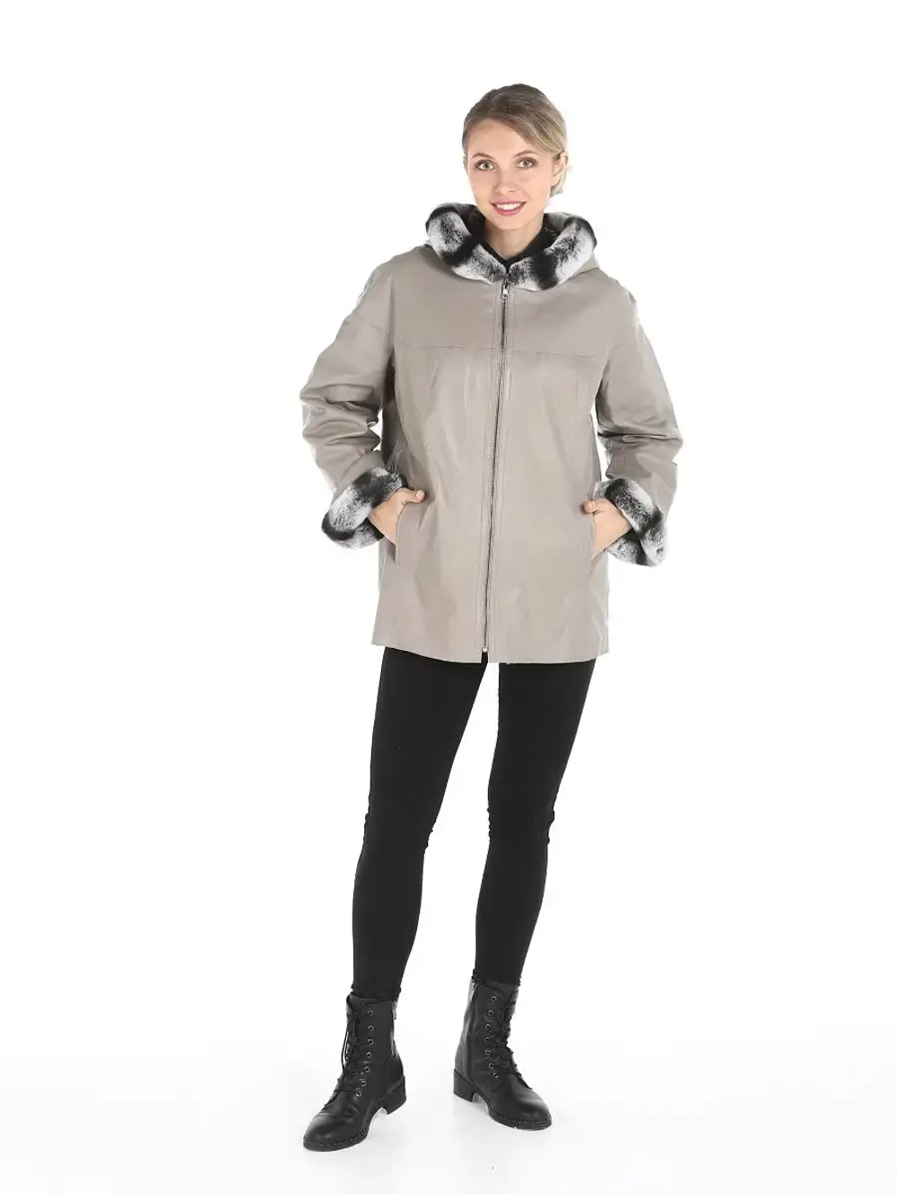 Куртка женская из натуральной кожи