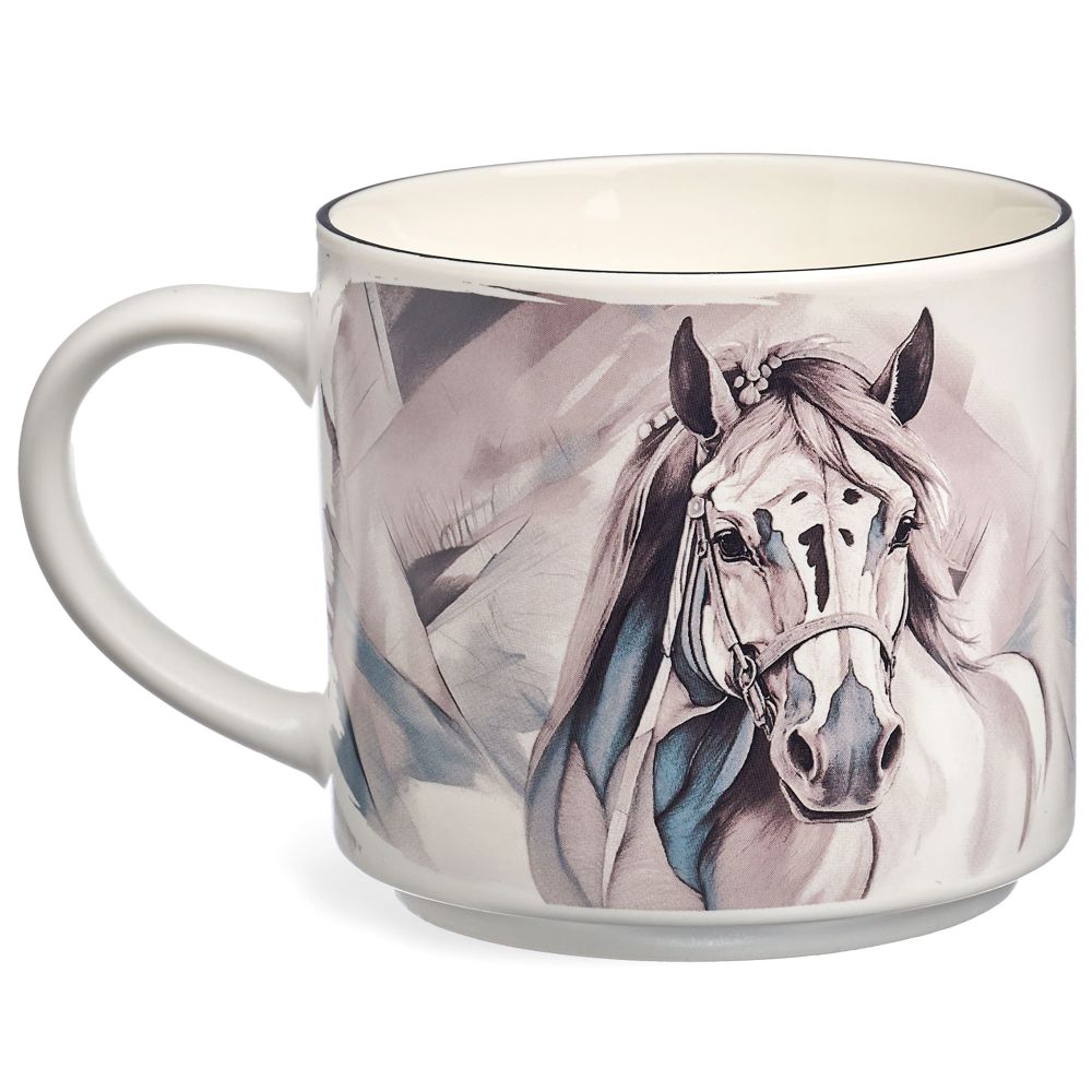 КРУЖКА LEFARD "HORSE" СЕРЕБРО 500МЛ
