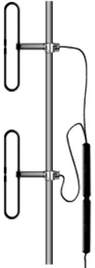 Comtech TC150D2-6 Коллинеарная дипольная антенна VHF диапазона 136 – 164 МГц