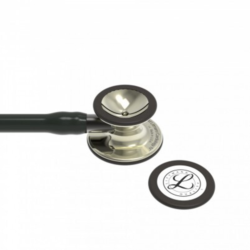 Стетоскоп Littmann Cardiology IV, черный, акустическая головка цвета шампанское (6179)