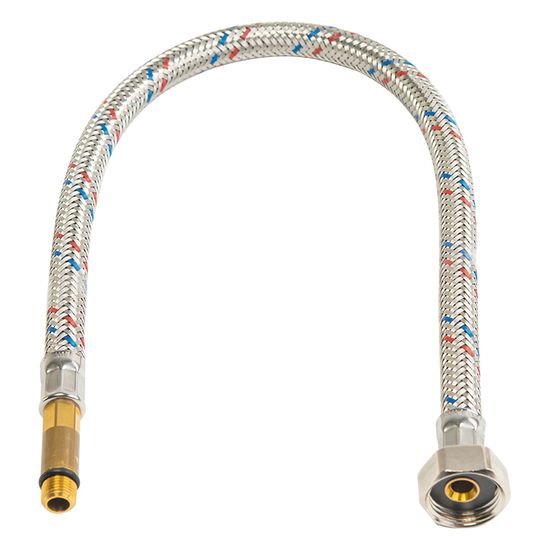 Гибкая подводка для воды Stout М10 (35 мм) х ВР 3/8", длина 500 мм (SHF-0036-351010)