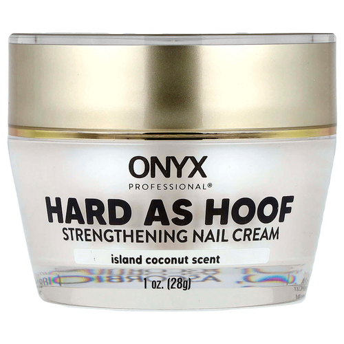 Onyx Professional, Hard As Hoof, укрепляющий крем для ногтей, кокос, 28 г (1 унция)
