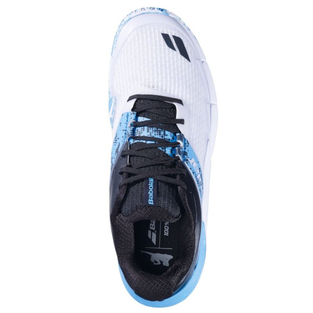 Мужские кросовки для Padel Babolat Movea 2 - white/cyan blue