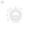 Профиль Arlight WPH-Flex-D20-Top-S10-50m White 040833