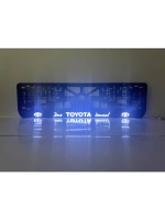 Рамка для номера с подсветкой. Это TOYOTA детка!