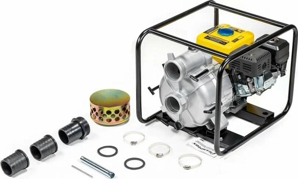 Мотопомпа бензиновая CHAMPION GTP80 для грязной воды