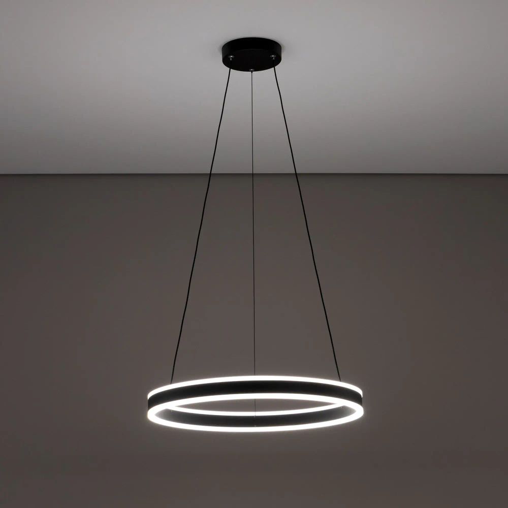 Citilux Дуэт CL719501 LED Люстра подвесная с пультом Чёрная