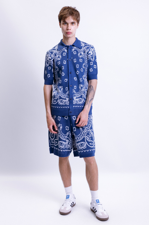 Шорты с каплеобразный орнаментом