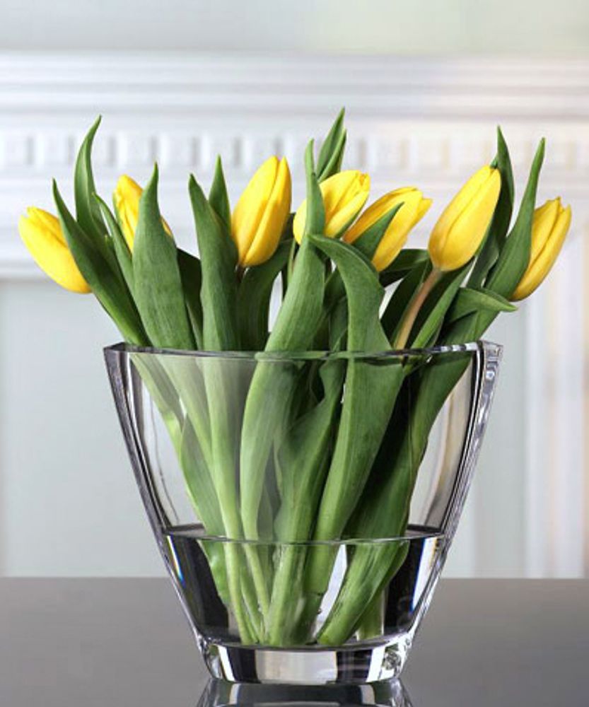 Nachtmann Хрустальная ваза для цветов овальная Carre 19см