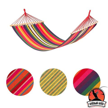 Гамак тканевый 200х120см с планкой (HS-G-P-200х120) Helios