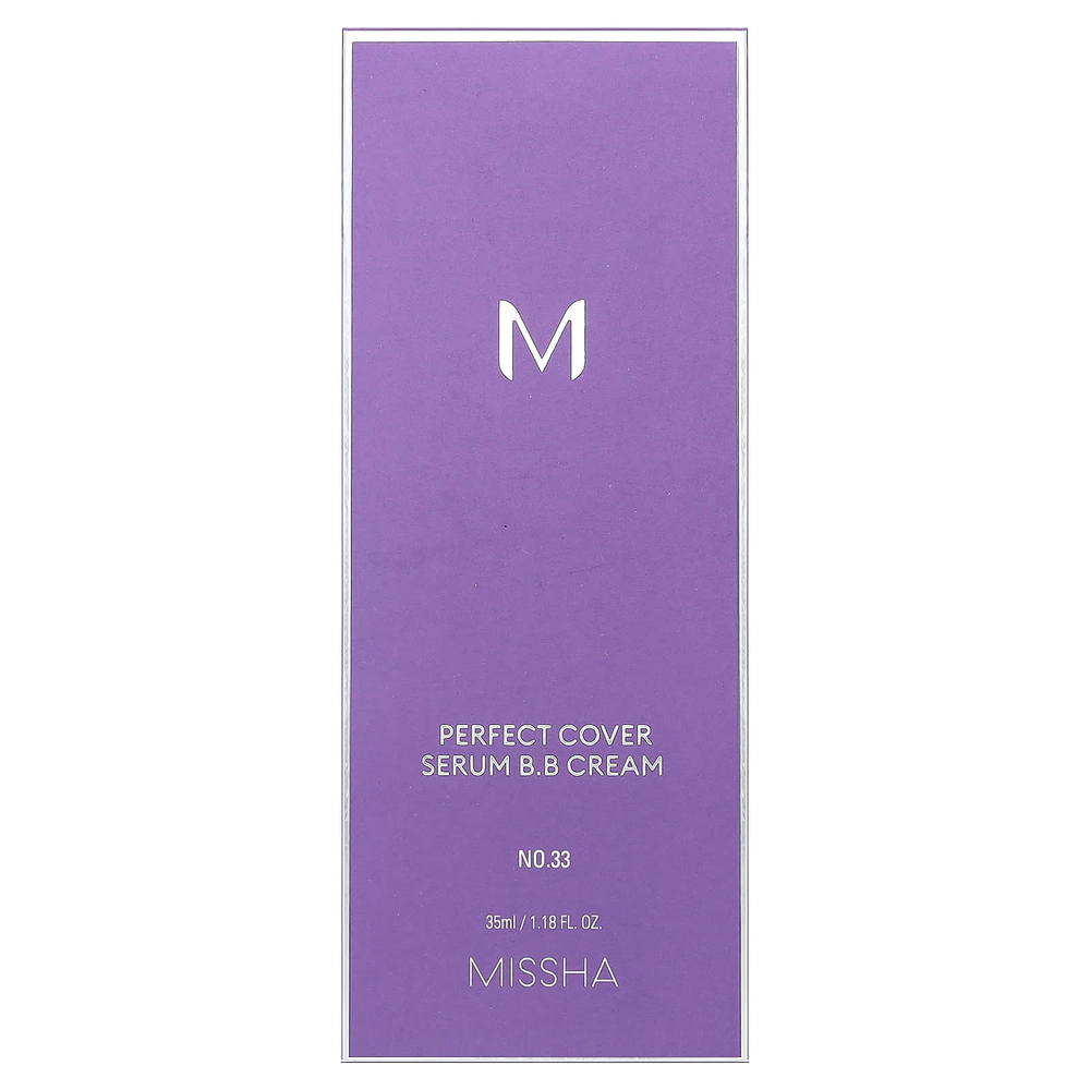 Missha, Perfect Cover Serum, BB-крем, № 33 загар, 35 мл (1,18 жидк. унции)