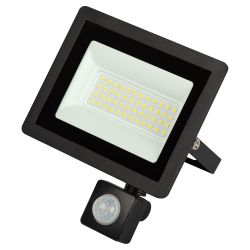 Прожектор светодиодный уличный ЭРА LPR-042-2-65K-050 50Вт 6500К 4000лм IP44 регулируемый ИК датчик