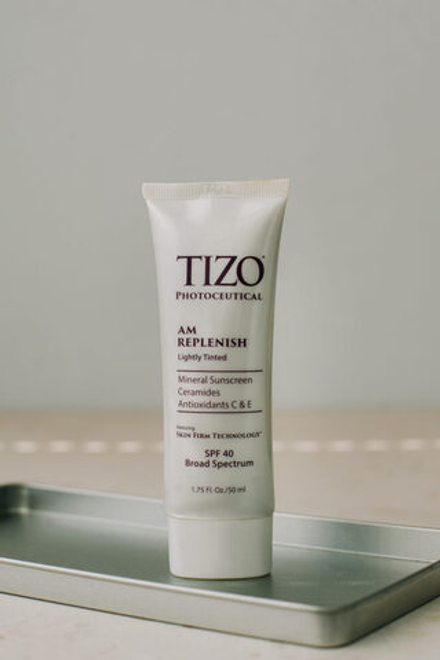 TIZO PHOTOCEUTICALS AM REPLENISH LIGHTLY TINTED SPF 40