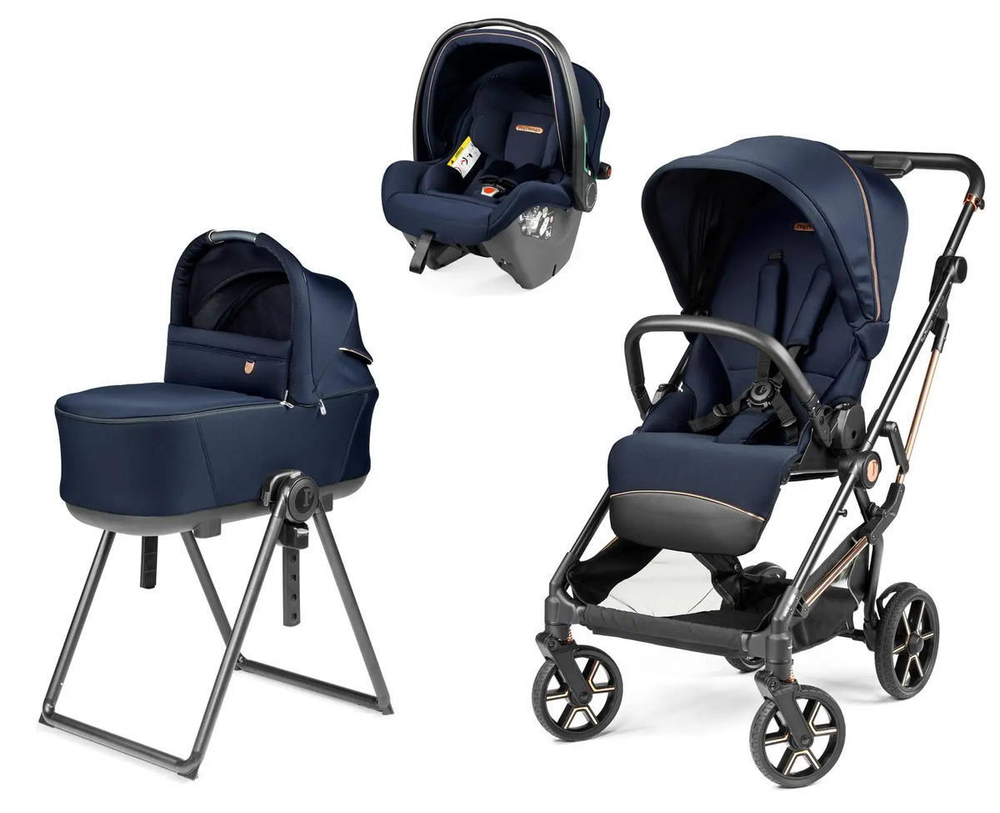 Коляска 3 в 1 Peg Perego Vivace New Culla Flex SLK Blue Shine