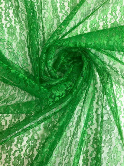 Гипюр капрон зеленый