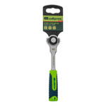 Ключ-трещотка 1/4", 72 зуба, поворотная голова, с быстрым сбросом Сибртех