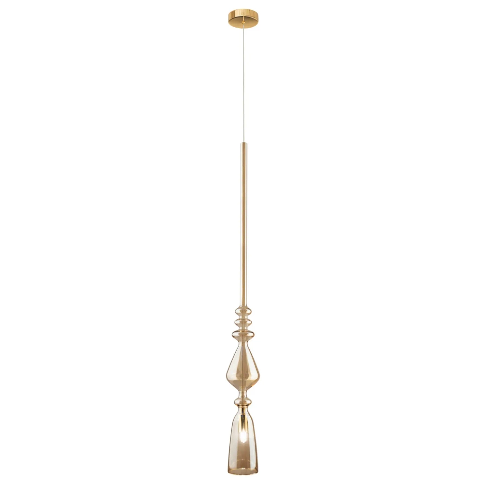 Светильник подвесной Crystal Lux LUX NEW SP1 B AMBER