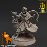 Человек Маг Волшебник Колдун Чародей миниатюра для dnd, днд, pathfinder, фентези, Настольная игра, НРИ, Варгейм, РПГ