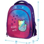 Ранец Berlingo Expert Light Hello meow 38х28х15с 3 отд., с анатомической спинкой